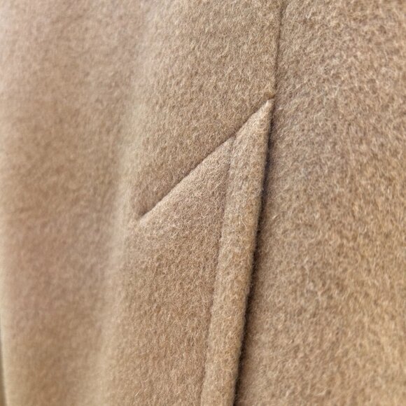 Vintage Yves Saint Laurent Men’s Brown Tweed Overcoat Size M/L - Picture 3 of 9